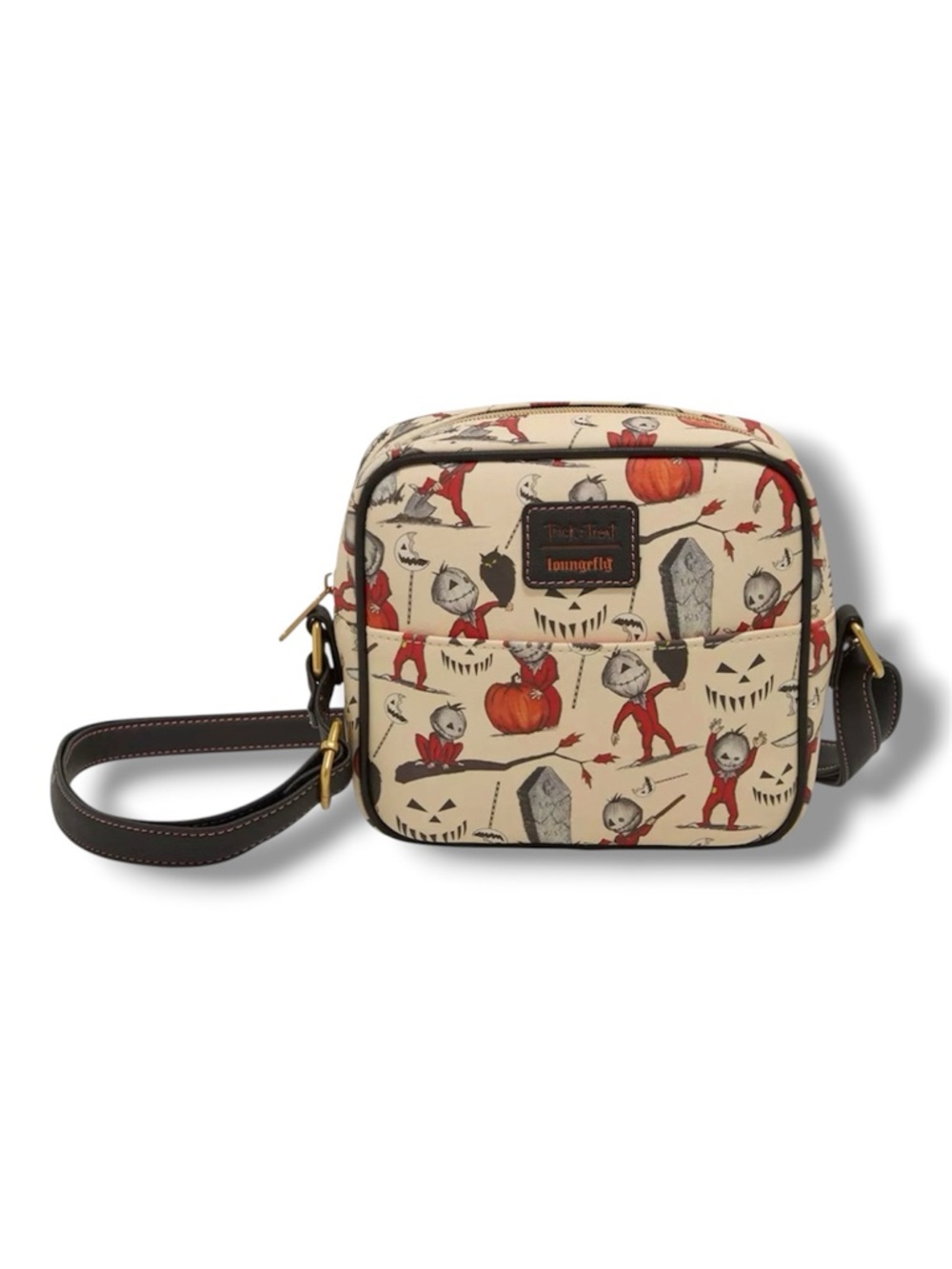 Loungefly Trick 'R Treat Allover Print Crossbody Bag - NWT